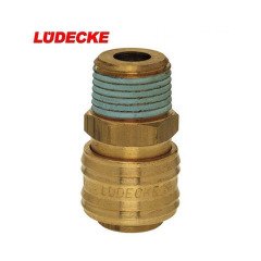 Ludecke ESM 14A 1-4 Erkek Stoper Gövde İç-Dış Dişli