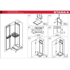 Starax 125 x 140 cm İkiz Kiler