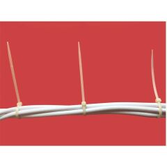 Kablo Bağı Beyaz Plastik Cırt Kelepçe