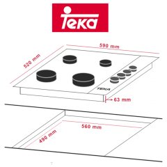 Teka Chef Set 2 ( HAK 627 Fırın - Pac 60 Ocak - Tvt 60.1 Davlumbaz )