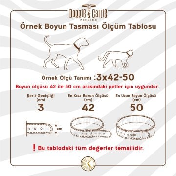 Doggie Eğitim Serisi Çift Boğma Zincirli Köpek Boyun Tasması