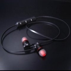 Sports Mıknatıslı Bluetooth Kulaklık Kırmızı