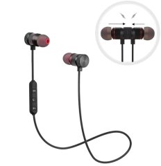 Sports Mıknatıslı Bluetooth Kulaklık Kırmızı