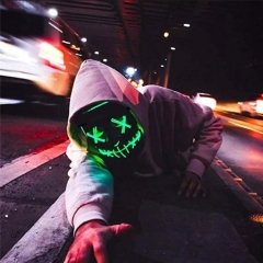 Game Power Led  Neon Maske