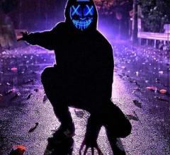 Game Power Led  Neon Maske