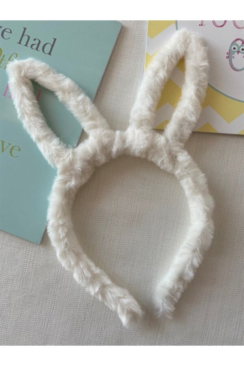 Tavşan Kulaklı Peluş Taç