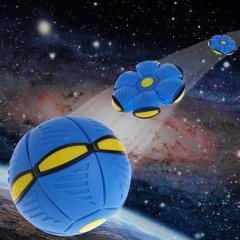 Uçarken Topa Dönüşen Disk Frizbi mavi
