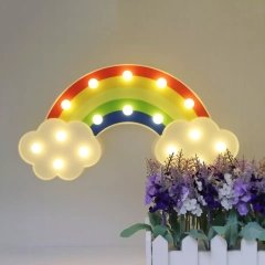 Led Işıklı Gökkuşağı Gece Lambası