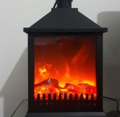 Dekoratif Şömine Led Alev Efektli