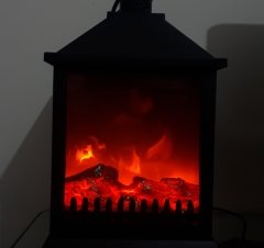 Dekoratif Şömine Led Alev Efektli