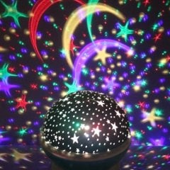 Dönen Star Master Renkli Yıldızlı Gökyüzü Projeksiyon Gece Lambası