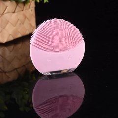 Forever Titreşimli Şarjlı Cilt Yüz Temizleme Cihazı Açık Pembe