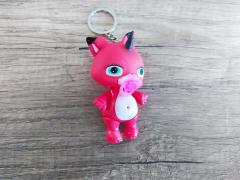 Poopsie Unicorn Işıklı Çanta Süsü Anahtarlık 9cm Kırmızı
