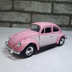 Pembe Metal Vosvos Araba Çek Bırak Model Woswos 1:32 Ölçek