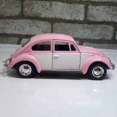 Pembe Metal Vosvos Araba Çek Bırak Model Woswos 1:32 Ölçek