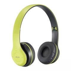 P47 Wireless Bluetooth 5.0+EDR Kablosuz Kulaklık Extra Güçlü Bass Hafıza Kart Girişli mavi