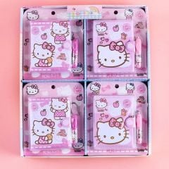 Toptan Hello Kitty Defter ve Kalem Seti Anı Defteri