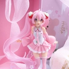 Anime Pink Hatsune Miku Sakura Figür Biblo 20 Cm