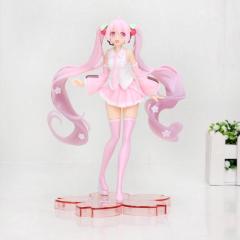 Anime Pink Hatsune Miku Sakura Figür Biblo 20 Cm