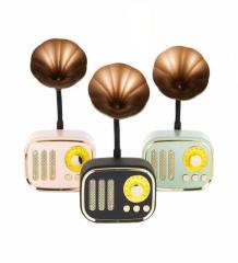 Nostaljik Mini Radyo Gramofon Bluetooth/Radyo/USB/SD Bluetooth Hoparlör
