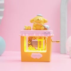 Sanrio Kuromi Işıklı Müzik Kutusu Sanrio Karakteri Lamba Pompompurin