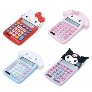 Sanrio Kuromi My Melody Cinnamoroll Hello Kitty Hesap Makinesi 1 Adet