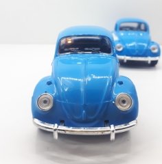 Mavi-Beyaz Metal Vosvos Araba Çek Bırak Model Woswos 1:32 Ölçek