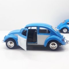 Mavi-Beyaz Metal Vosvos Araba Çek Bırak Model Woswos 1:32 Ölçek