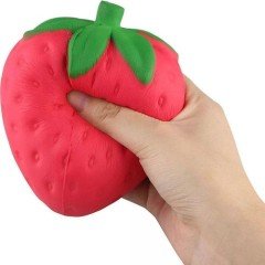 Squishy Çilek Renkli Kokulu Sukuşi