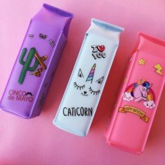 Sevimli Süt Kutusu Kalemlik Unicorn
