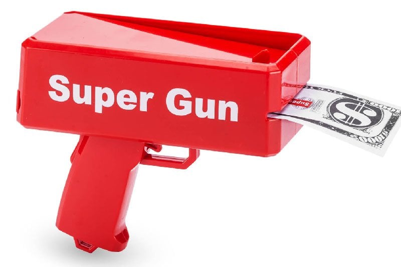 Super Money Gun Para Saçma Tabancası