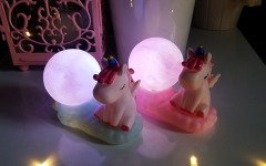Ay & Unicorn Sevimli Gece Lambası