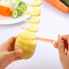 Spiral Patates Dilimleyici Çubukta Patates Cips Yapma