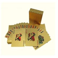 PVC Gold Sarı İskambil Kağıdı Özel Seri