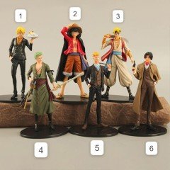 Anime One Piece - Brother Mood 6 Adet Figür Set
