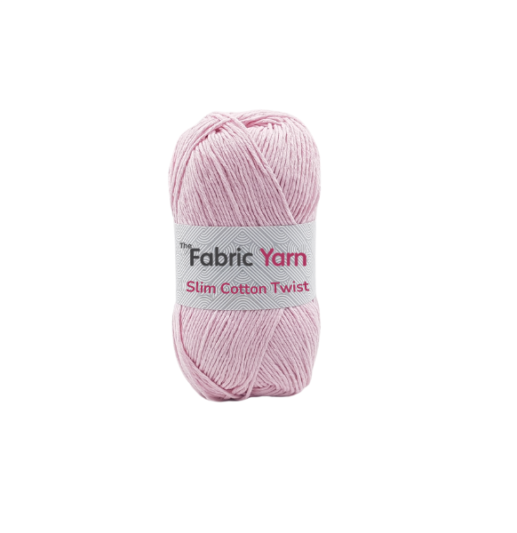 Slim Cotton Twist Toz Pembe