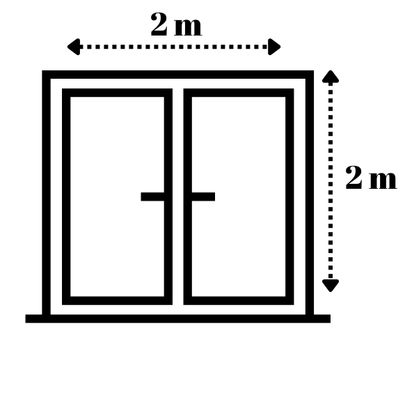 İnce Çizgili Modern Tül Perde / 2x2 metre - Petek Üstü / Ekru
