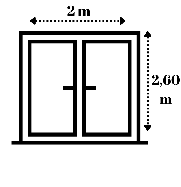 İnce Çizgili Modern Tül Perde / 2x2.60 metre - Tam boy / Ekru