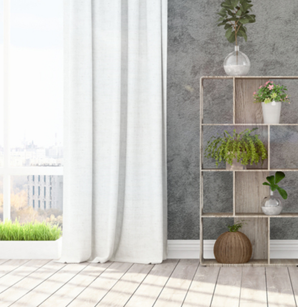 Güneşlik Perde 3,5x2,60 mt-Tam Boy / Beyaz