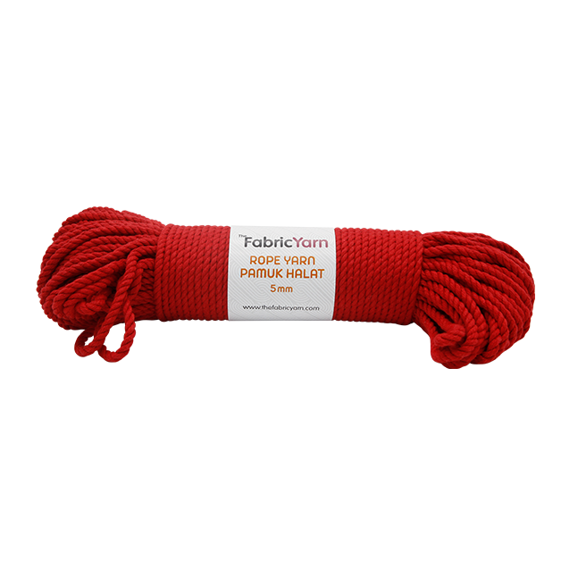 KIRMIZI ROPE HALAT İP 5mm