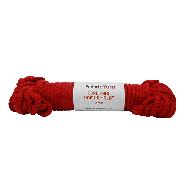 KIRMIZI ROPE HALAT İP  8mm