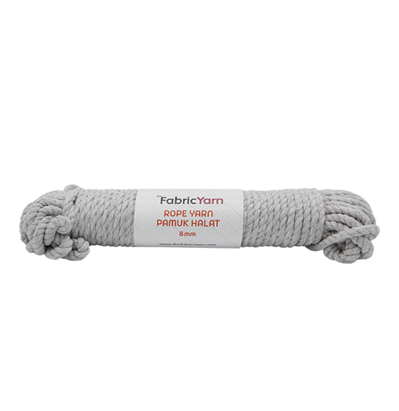 AÇIK GRİ ROPE HALAT İP  8mm