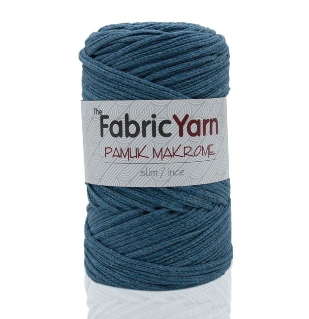 PETROL COTTON MACROME THIN THREAD