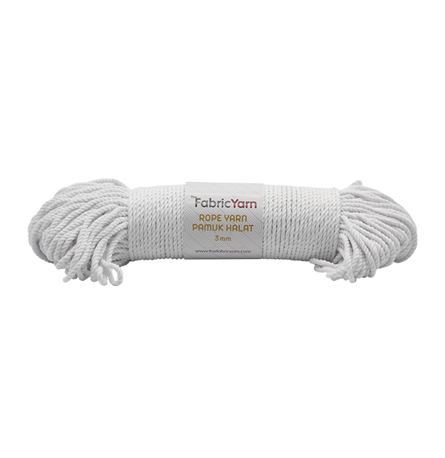 BEYAZ ROPE HALAT İP 3mm