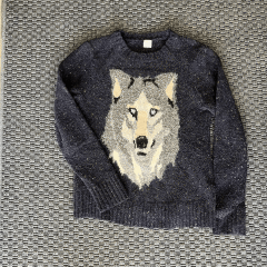 CrewCuts Lacivert Kurt lu Kazak 8 yaş