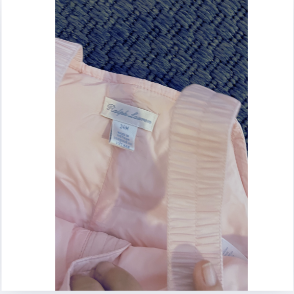 Ralph Lauren Pembe Kar Kayak Takımı 24 ay