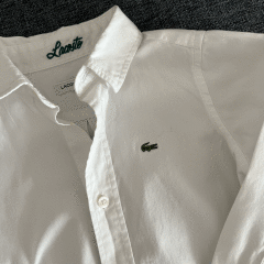 Lacoste Beyaz Gömlek 5 6 yaş