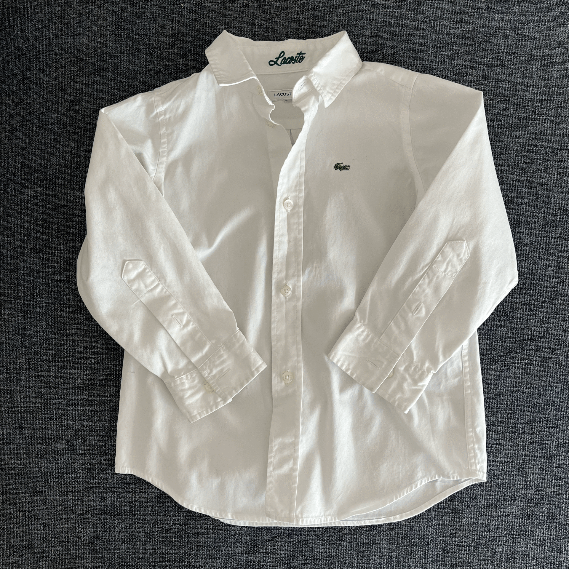 Lacoste Beyaz Gömlek 5 6 yaş
