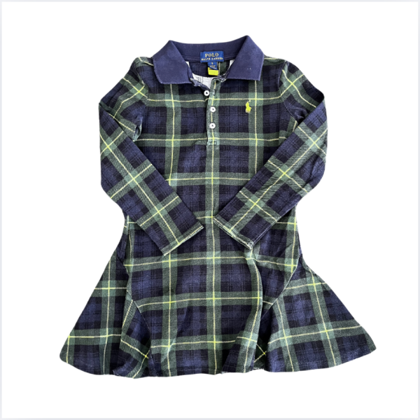 Ralph Lauren Ekoseli Elbise 5 yaş