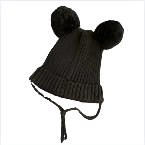 Mini Rodini Siyah Sıcacık Bere 48-50